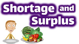 Shortage and Surplus for Kids [upl. by Atreb]