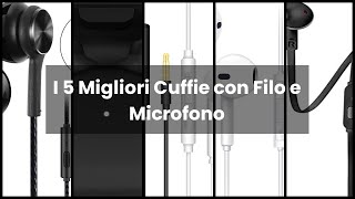 【Cuffie con filo e microfono】I 5 Migliori Cuffie con Filo e Microfono [upl. by Hoffarth]