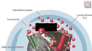 COUCHE D OZONE ET SES CONSEQUENCES EN FRANÇAIS ANIMATIONS POUR APPRENDRE [upl. by Dorise190]