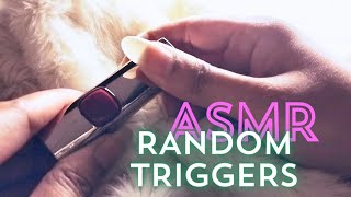 ASMR  25 tingly Fast and Slow RANDOM TRIGGERS to satisfy your mind amp get a good rest 💤No Talking [upl. by Naoma428]