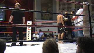 Brandon PinkstonsTeam Mischief 25 sec Knockout Fightmpg [upl. by Pernick]