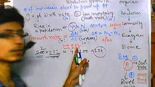 Population ecology part 2 population growth rate [upl. by Dyolf162]