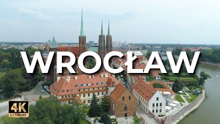 Wrocław z drona  LECE W MIASTO™ 4k [upl. by Nagoh955]