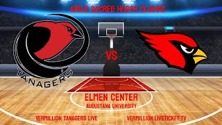 Vermillion Tanagers vs Luverne MN Cardinals Sacred Hoops Classic GBB [upl. by Nalniuq]