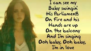 Lana Del Rey  West Coast Lyric Video [upl. by Llyrehc73]