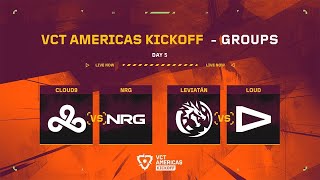 VCT Live Americas C9 VS NRG Kickoff  Group Stage 2024 Day 5  valorantlive vctlive [upl. by Stirling]