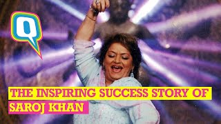 From Background Dancer to Bollywoods Favourite Choreographer The Story of Saroj Khan  The Quint [upl. by Hotchkiss]