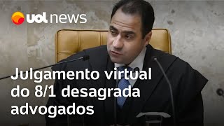 Julgamento virtual do 8 de janeiro desagrada advogados e pressiona presidente da OAB [upl. by Drofub203]