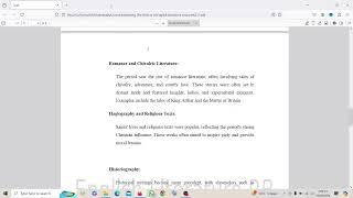 Course History of English Literature Class 7 Question and Answer session [upl. by Ydorb471]