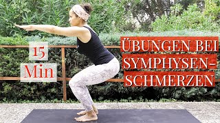 Übungen bei Symphysenschmerzen I Yoga für Schwangere I 15 Minuten [upl. by Tavia]