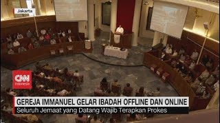 Gereja Immanuel Gelar Ibadah Kenaikan Isa Almasih Offline dan Online [upl. by Lumbye]