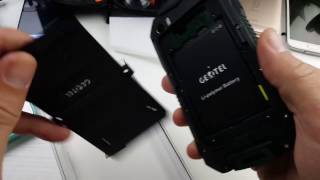 GeoTel A1 Rugged Phone Unboxing amp How to Start Charging [upl. by Kahler435]