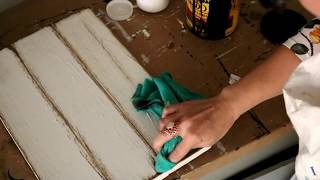 Gold Leaf Lettering on Wood  Traditional Gilded Sign  Aster  San Francisco [upl. by Nadaba]