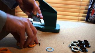 Large Grommet Dies For Hand Press Machine DIY [upl. by Placido]