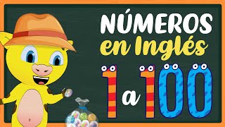 Los Números en Inglés del 1 al 100  Contar hasta el 100 en Inglés [upl. by Glassco911]