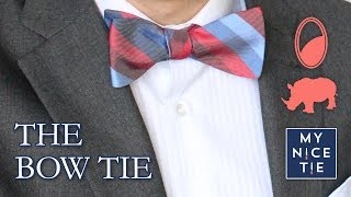 How to Tie a BOW TIE slowmirroredbeginner  How to Tie a Tie with a Bow easy [upl. by Favianus]