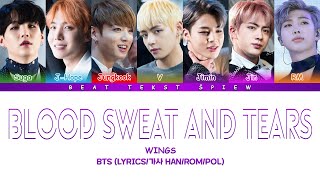 BTS Blood Sweat amp Tears 피 땀 눈물 Color Coded Lyrics가사 HanRomPol [upl. by Aihk]