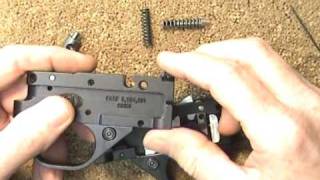 KIDD Two stage Trigger adjustments LOP cant hammer spring [upl. by Gizela]