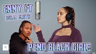 ENNY ft Jorja Smith  Peng Black Girls Remix  REACTION [upl. by Rramal]