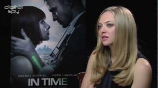 Amanda Seyfried on In Time Women in heels with guns are awesome [upl. by Hulbert135]