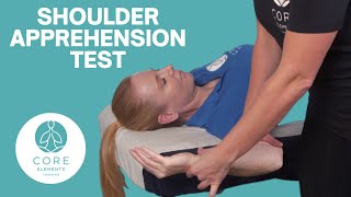 The Shoulder Apprehension Test Relocation Test and Shoulder Release Test  OEP252 [upl. by Enyr]