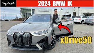 2024 BMW iX xdrive50 Walk around  full review [upl. by Nohsar]