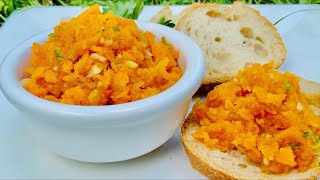 Recette de tapenade de carottes au gingembre frais 🥕🥕🥕🥰😍👌😋 [upl. by Nereus]