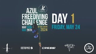 Azul Freediving Challenge  2024 Spring Edition  Day 1 [upl. by Annahael237]