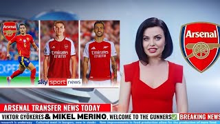 🔥DEADLINE DAY💯Viktor Gyökeres ICONIC No9 Jersey Unveiled at Emirates😱 Welcome to the GUNNERS🚦 [upl. by Uon352]