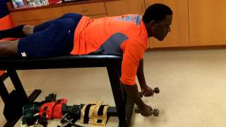 superman shoulder  scapular exercises for pitchers [upl. by Vittoria]