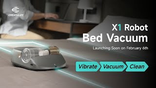 Now on Kickstarter X1 Robot Bed Vacuum Dust Mites Gone At The Touch Of A Button [upl. by Gehman]