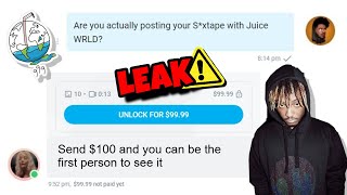 Ally Lotti Threatens To Leak Juice WRLDs Sxtape on Onlyfans [upl. by Annairdna556]