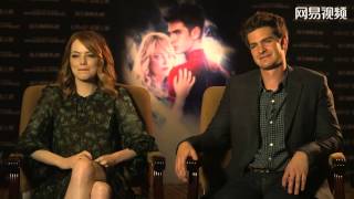 Andrew Garfield and Emma Stone China Interview 1 [upl. by Safire]