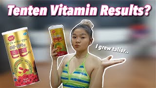 TEN TEN VITAMIN REVIEW  results I grew taller [upl. by Ativad]