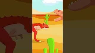 TRex vs Carnotaurus  TRex vs Dinosaurs Deathmatch  Dino Animation shorts [upl. by Siletotsira239]