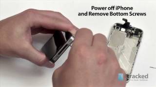 iPhone 4 Midframe Replacement amp Repair  iCrackedcom [upl. by Mack217]