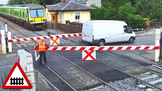 Old Manual Railway Crossing [upl. by Anorahs]