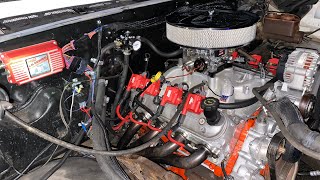 CARBURETED LS SWAP EVERYTHING YOU NEED TO KNOW 1974 c10 Squarebody CARB LS CARBURETED LS [upl. by Heisser]