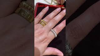 CLASH DE CARTIER RINGS OMG SMALL MEDIUM AND LARGE Which one is your favorite [upl. by Ynna476]