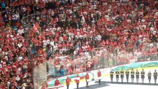 Oh Canada at Gold Medal game  2010 Vancouver Olympics [upl. by Dnaltiak]