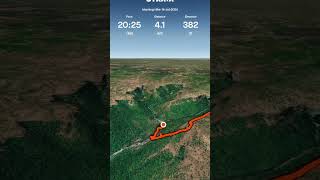 Strava route Gidiya Khoh Trek [upl. by Atirihs]