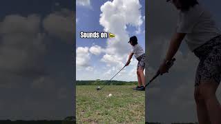 Hit golf balls on driving range golf drivingrange ball sound asmrsounds youtube [upl. by Rozek]