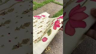 Onam 🌺 here 💕hand painted kuthi set shortvideo onam [upl. by Fanestil]