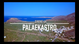 PALAEKASTRO Παλαίκαστρο Drone 4K Palekastro Palaikastro CRETE GREECE Ίτανος Κουρεμένος [upl. by Niggem]