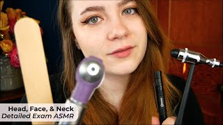 Head amp Neck Assessment Lots of Palpation Sensory Tests Eye amp Ear Exam 🩺 ASMR Medical RP [upl. by Bashee]