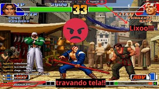 encontrei outro travador de tela do fightcade kof98 fightcade2 arcade [upl. by Auqinet880]