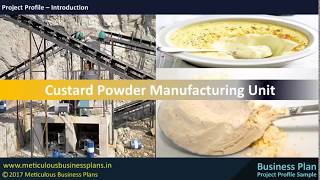 Custard Powder Manufacturing Unit [upl. by Calloway545]