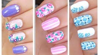 3 Cute Nail Art Designs for SpringSummer  1 [upl. by Anniken135]