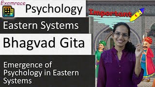 Bhagvad Gita Emergence of Psychology  Psychological Thought in Eastern Systems Indian Psychology [upl. by Aicala]