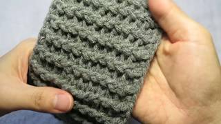 Crochet Quick and Easy Mens Ear Warmer  Headband Tutorial [upl. by Ennaeerb585]